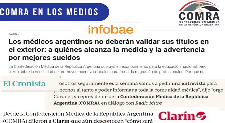 Validación de los títulos médicos en el exterior